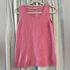 Lafayette 148 New York Pink Sleeveless Knit Tank